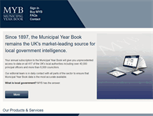 Tablet Screenshot of municipalyearbook.co.uk